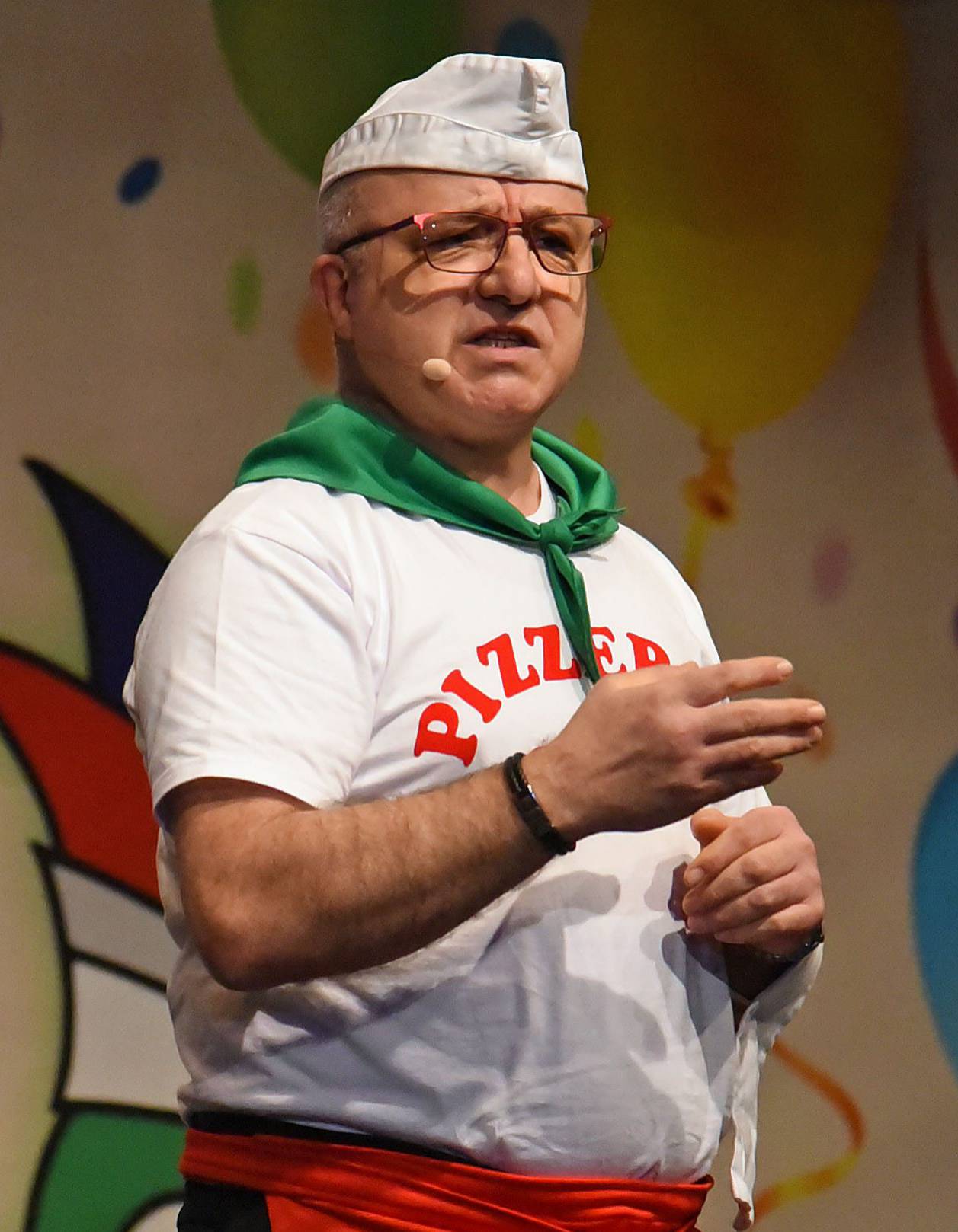 Pizzabäcker Ciro Visone brachte das Zwerchfell in Wallung.
